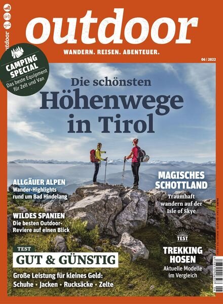 Outdoor – Juni 2022 Cover