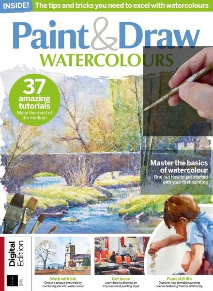 Paint & Draw – Watercolours – 4th Edition 2022 Cover