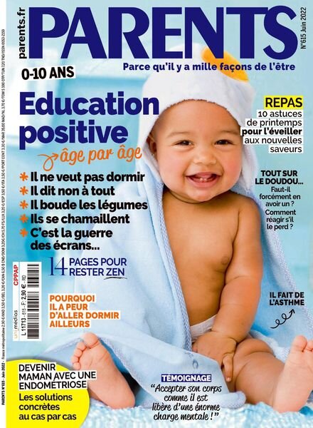 Parents France – Juin 2022 Cover