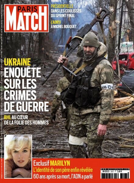 Paris Match – 21 avril 2022 Cover