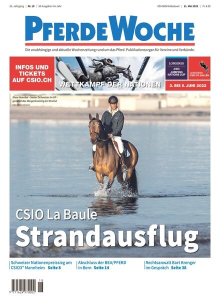 PferdeWoche – 11 Mai 2022 Cover