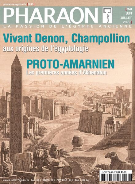 Pharaon Magazine – Mai-Juillet 2022 Cover