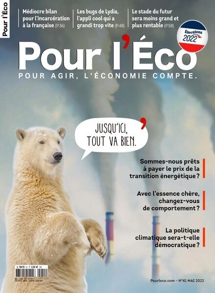 Pour l’eco – Mai 2022 Cover