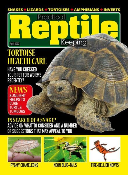 Practical Reptile Keeping – April 2022 Cover