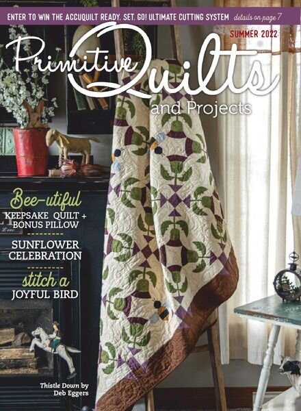 Primitive Quilts and Projects – April 2022 Cover
