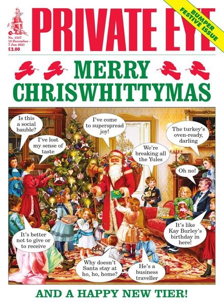 Private Eye Magazine – Issue 1537 – 18 December 2020 Cover