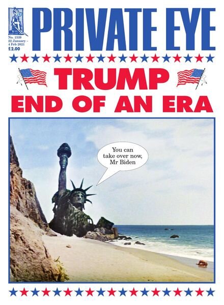Private Eye Magazine – Issue 1539 – 22 January 2021 Cover