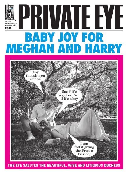 Private Eye Magazine – Issue 1541 – 19 February 2021 Cover