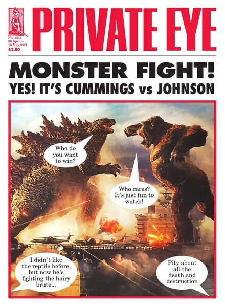 Private Eye Magazine – Issue 1546 – 30 April 2021 Cover