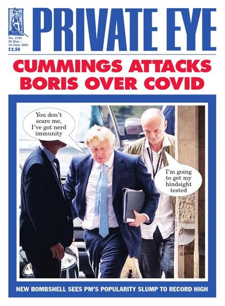 Private Eye Magazine – Issue 1548 – 28 May 2021 Cover