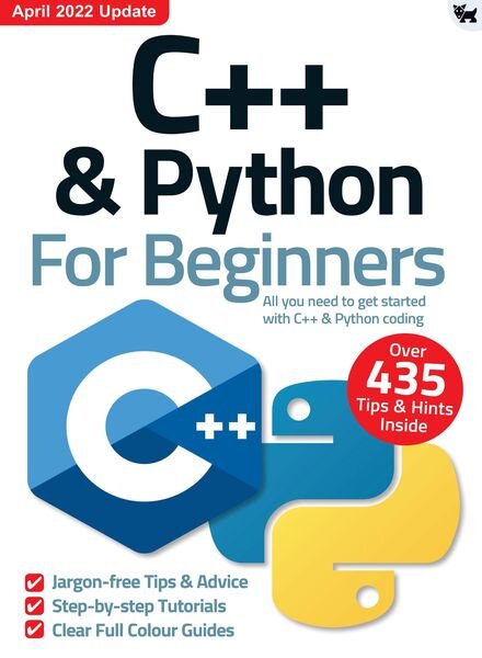 Python & C++ for Beginners – April 2022 Cover