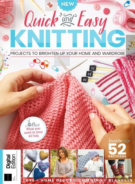 Quick & Easy Knitting – 1st Edition 2022 Cover