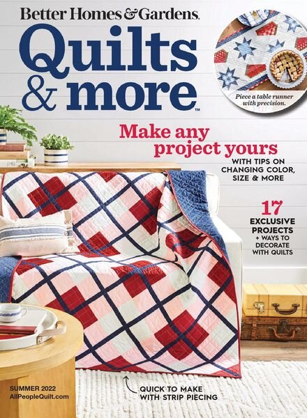 Quilts and More – April 2022 Cover