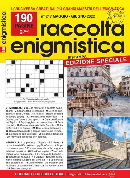 Raccolta Enigmistica – maggio 2022 Cover