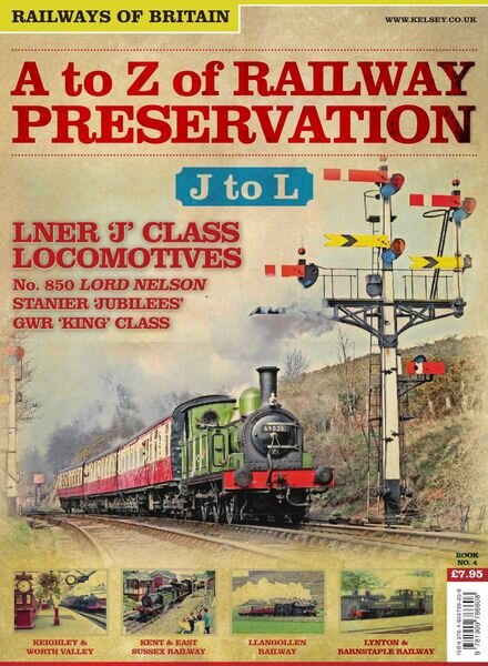 Railways of Britain – A to Z of Railway Preservation n.4 J-L – July 2015 Cover