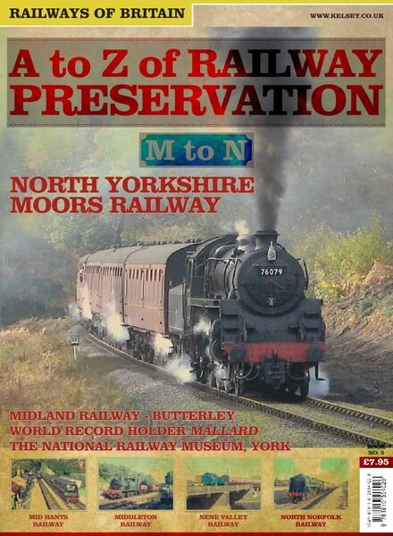 Railways of Britain – A to Z of Railway Preservation n.5 M-N – October 2015 Cover