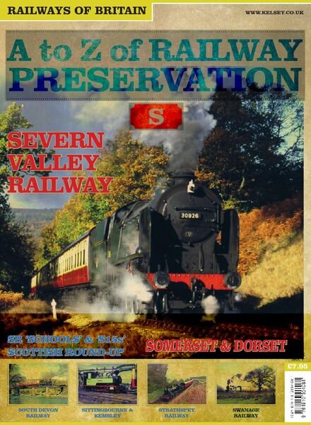Railways of Britain – A to Z of Railway Preservation n.7 S – April 2016 Cover