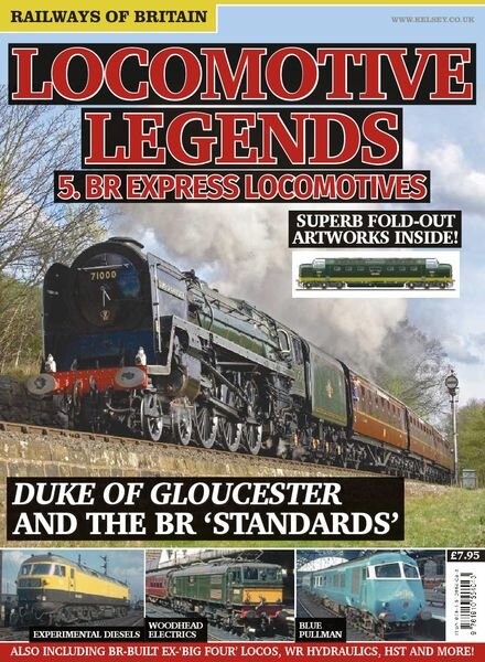 Railways of Britain – Locomotive Legends n.5 BR Express Locomotives – December 2015 Cover