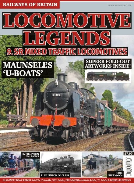 Railways of Britain – Locomotive Legends n.9 SR Mixed Traffic Locomotives – December 2016 Cover