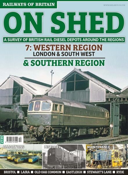 Railways of Britain – On Shed n.7 Western Region & Southern Region – August 2019 Cover