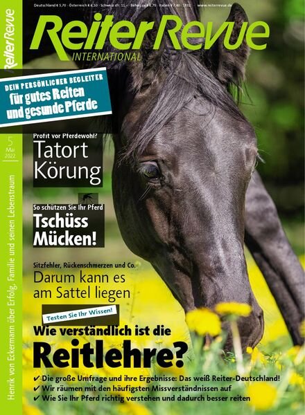 Reiterrevue International – April 2022 Cover