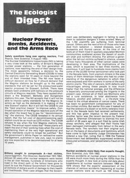Resurgence & Ecologist – Digest Vol 12 N 5 – 1982 Cover