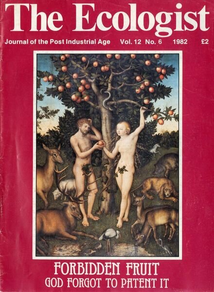 Resurgence & Ecologist – Ecologist Vol 12 N 6 – Nov-Dec 1982 Cover