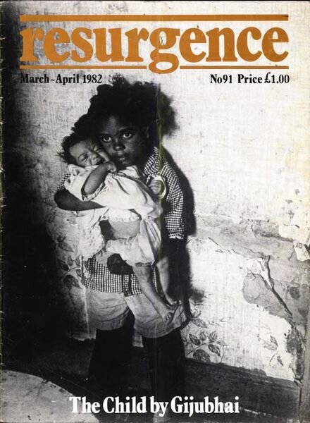 Resurgence & Ecologist – Resurgence 91 – March-April 1982 Cover