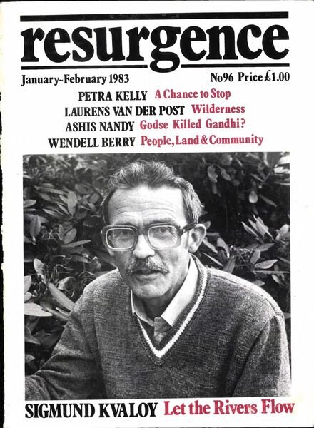 Resurgence & Ecologist – Resurgence 96 – Jan-Feb 1983 Cover