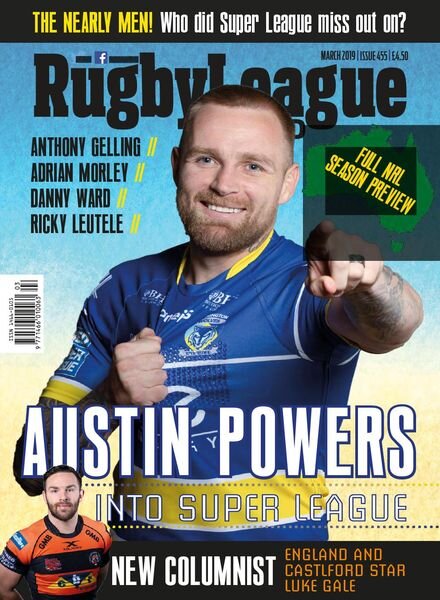 Rugby League World – Issue 455 – March 2019 Cover
