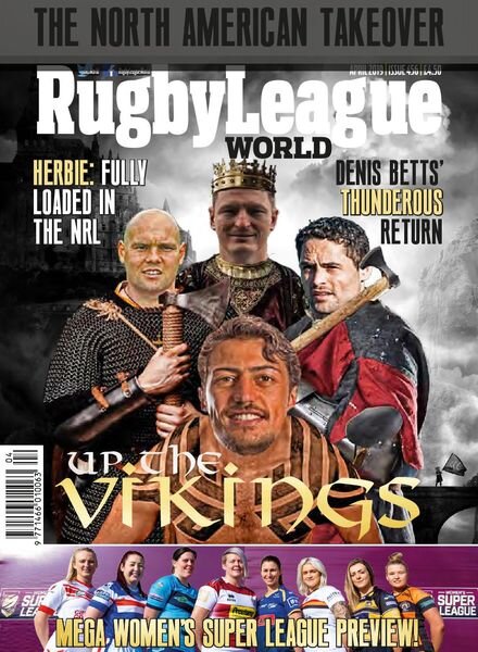 Rugby League World – Issue 456 – April 2019 Cover