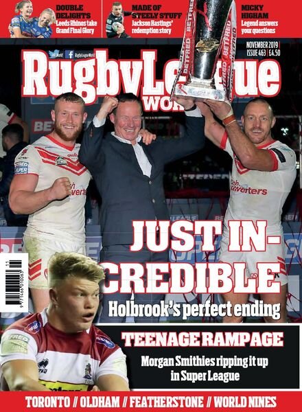 Rugby League World – Issue 463 – November 2019 Cover