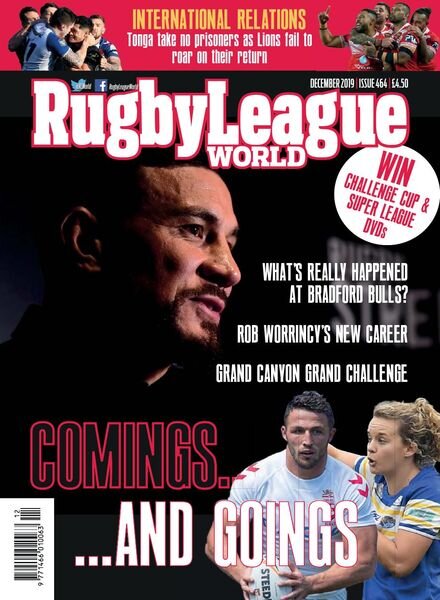 Rugby League World – Issue 464 – December 2019 Cover