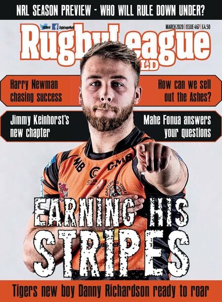Rugby League World – Issue 467 – March 2020 Cover