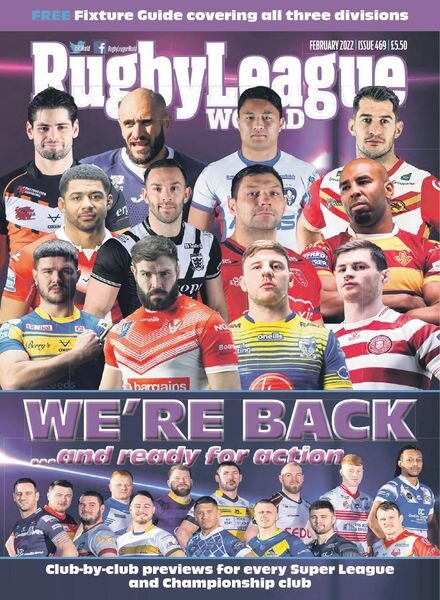 Rugby League World – Issue 469 – February 2022 Cover