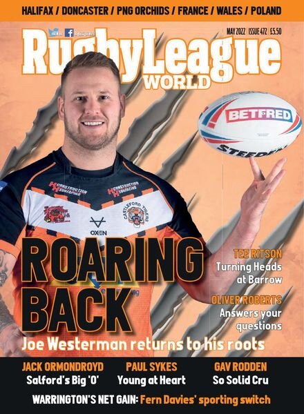 Rugby League World – Issue 472 – May 2022 Cover