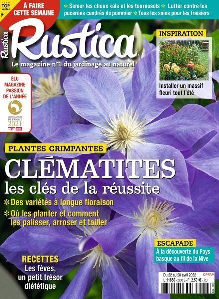 Rustica – 22 Avril 2022 Cover