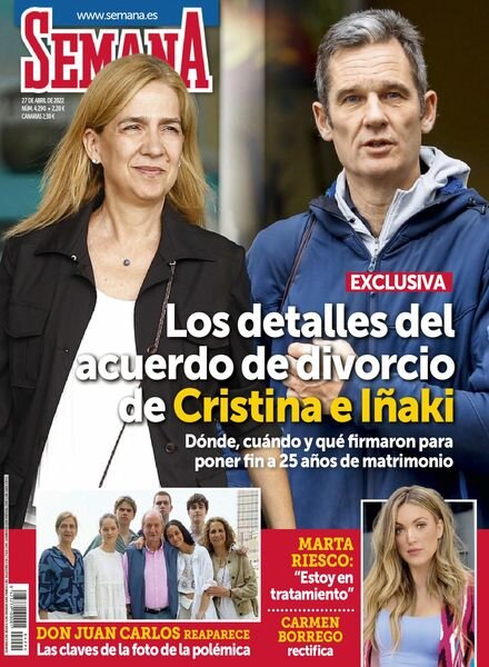 Semana Espana – 27 abril 2022 Cover