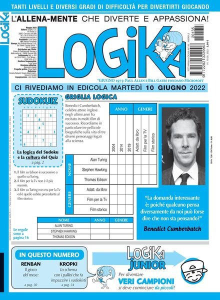 Settimana Logika – 10 maggio 2022 Cover