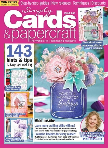 Simply Cards & Papercraft – Issue 230 – May 2022 Cover