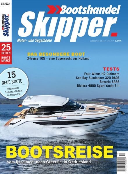Skipper Bootshandel – April 2022 Cover