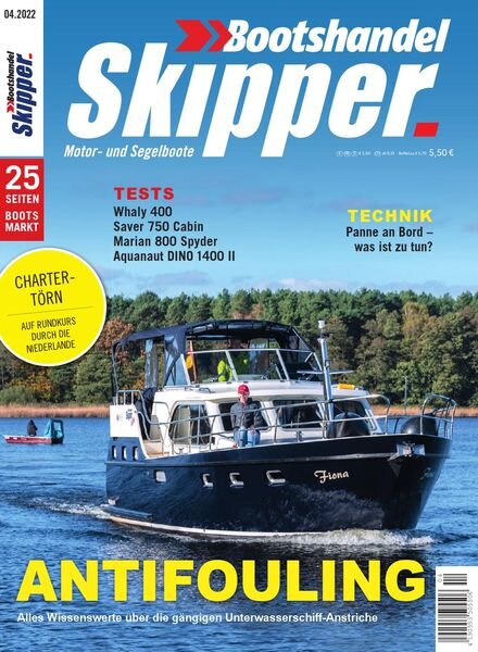 Skipper Bootshandel – Marz 2022 Cover