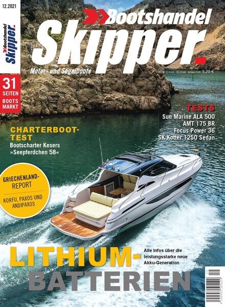 Skipper Bootshandel – November 2021 Cover