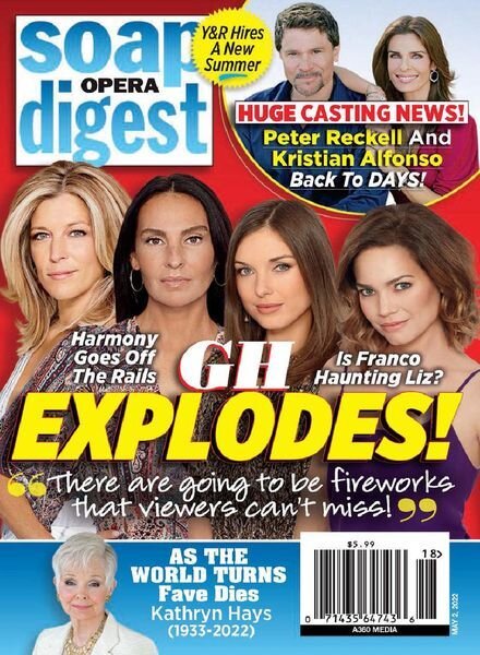 Soap Opera Digest – May 02 2022 Cover