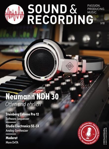 Sound & Recording – April 2022 Cover