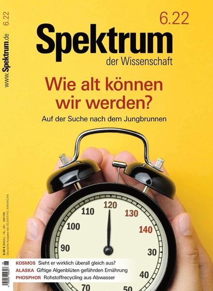 Spektrum der Wissenschaft – 14 Mai 2022 Cover