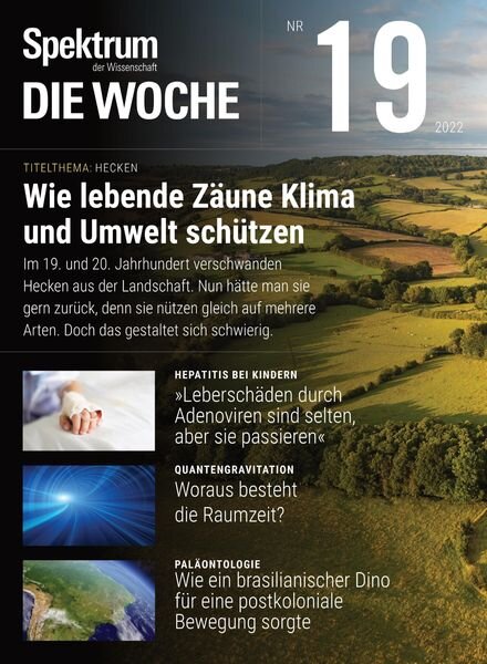 Spektrum – Die Woche – 12 Mai 2022 Cover