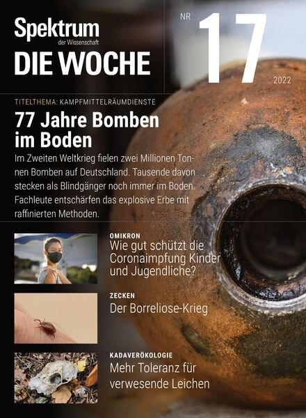 Spektrum – Die Woche – 28 April 2022 Cover