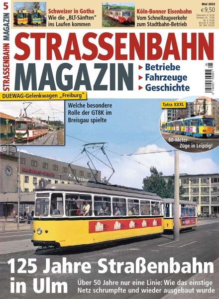 Strassenbahn Magazin – Mai 2022 Cover