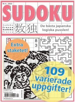 Sudoku Frossa – 21 april 2022